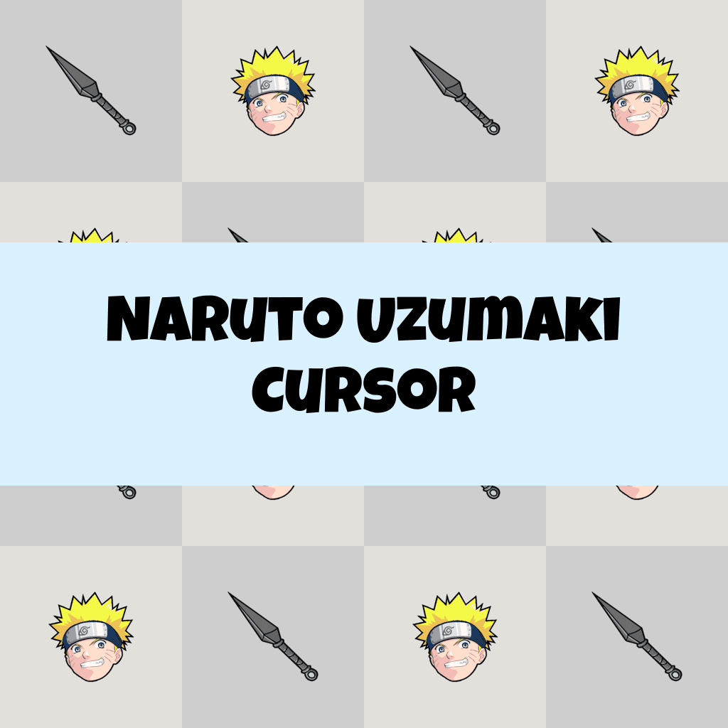 Preview Naruto Uzumaki cursor custom cursor pack